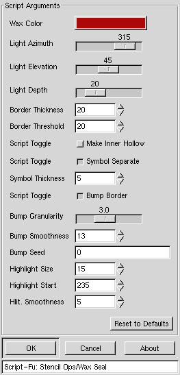 Dialog example